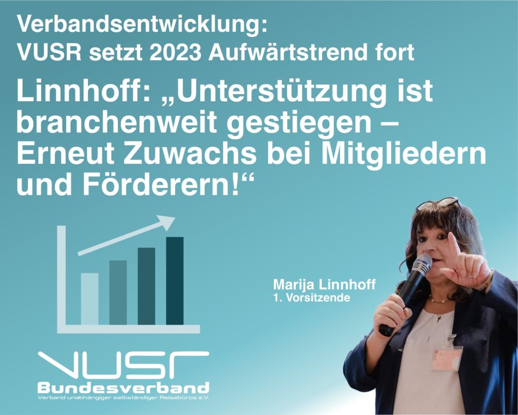 Verbandsentwicklung: VUSR setzt 2023 Aufwärtstrend fort