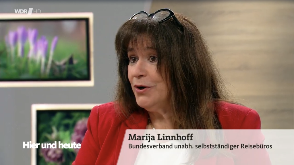 Marija Linnhoff zu Gast bei WDR hier und heute