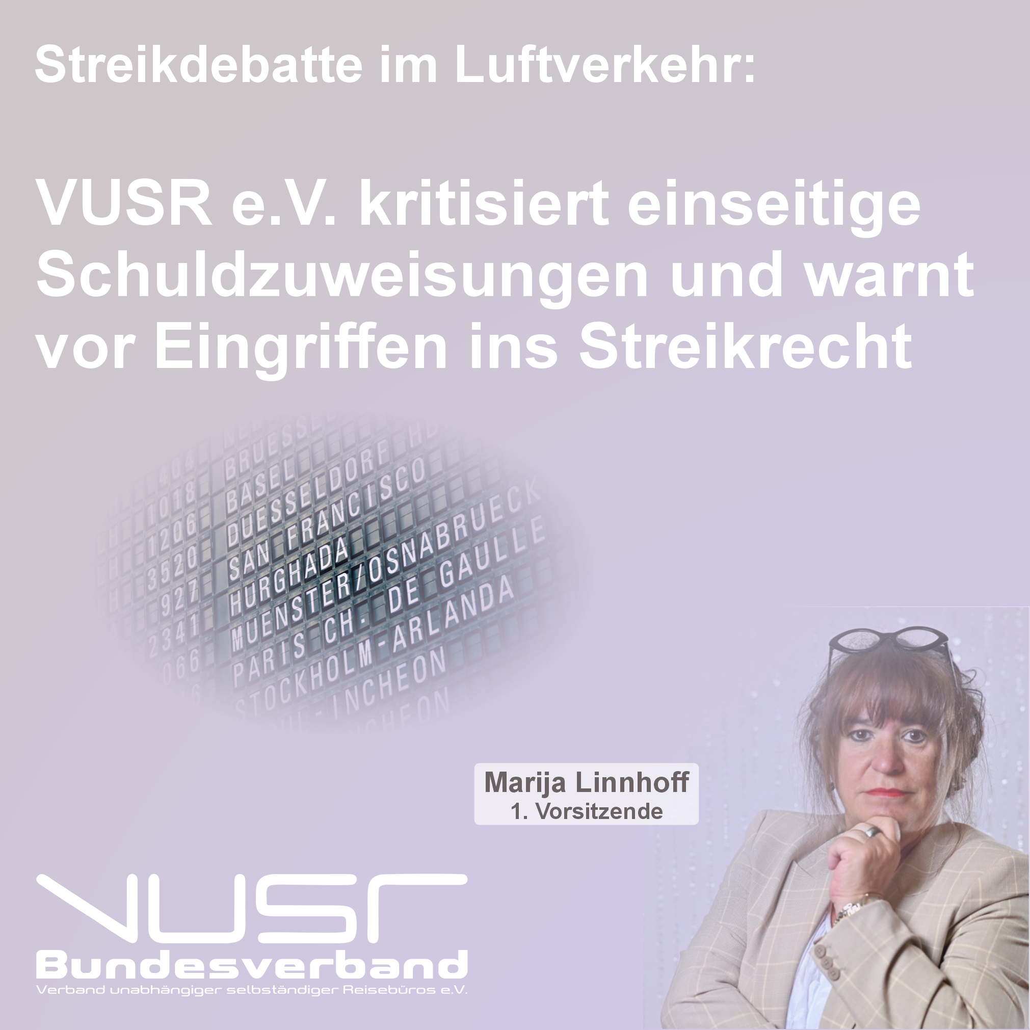 Streikdebatte im Luftverkehr