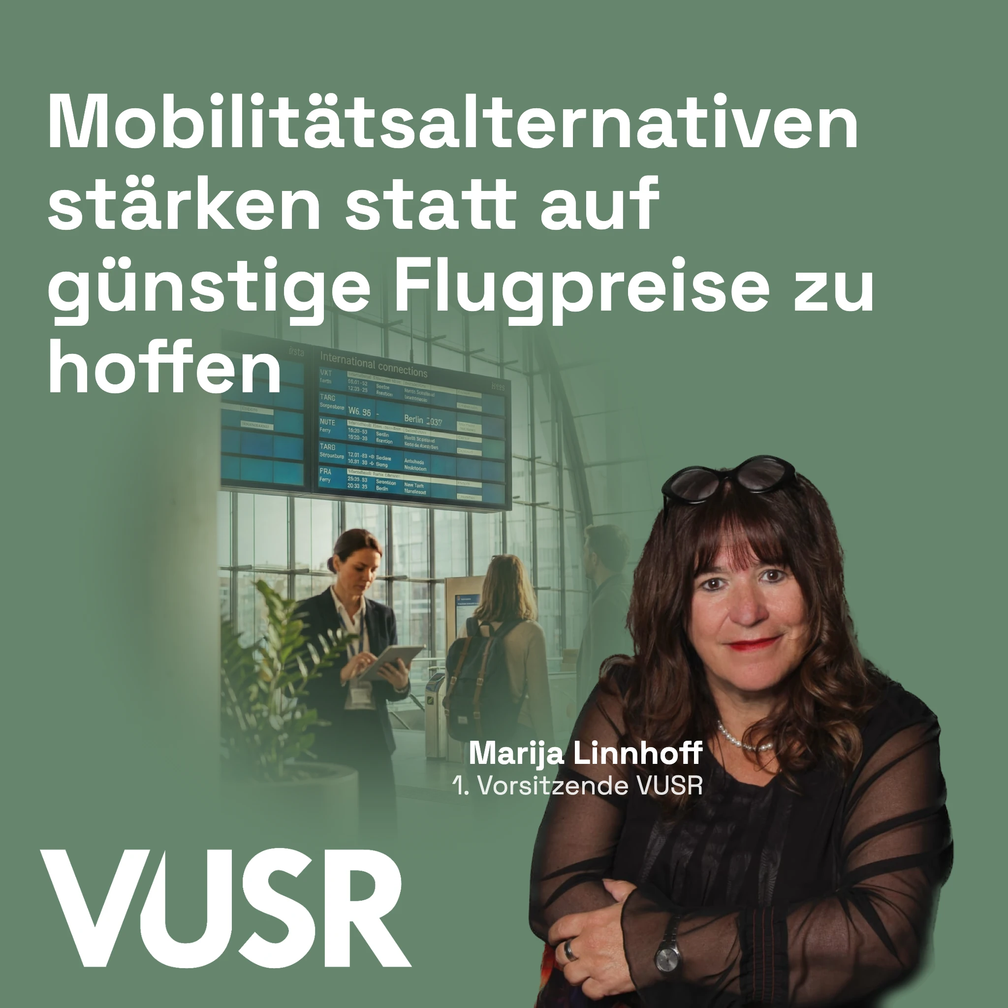 Mobilitätsalternativen stärken statt auf günstige Flugpreise zu hoffen
