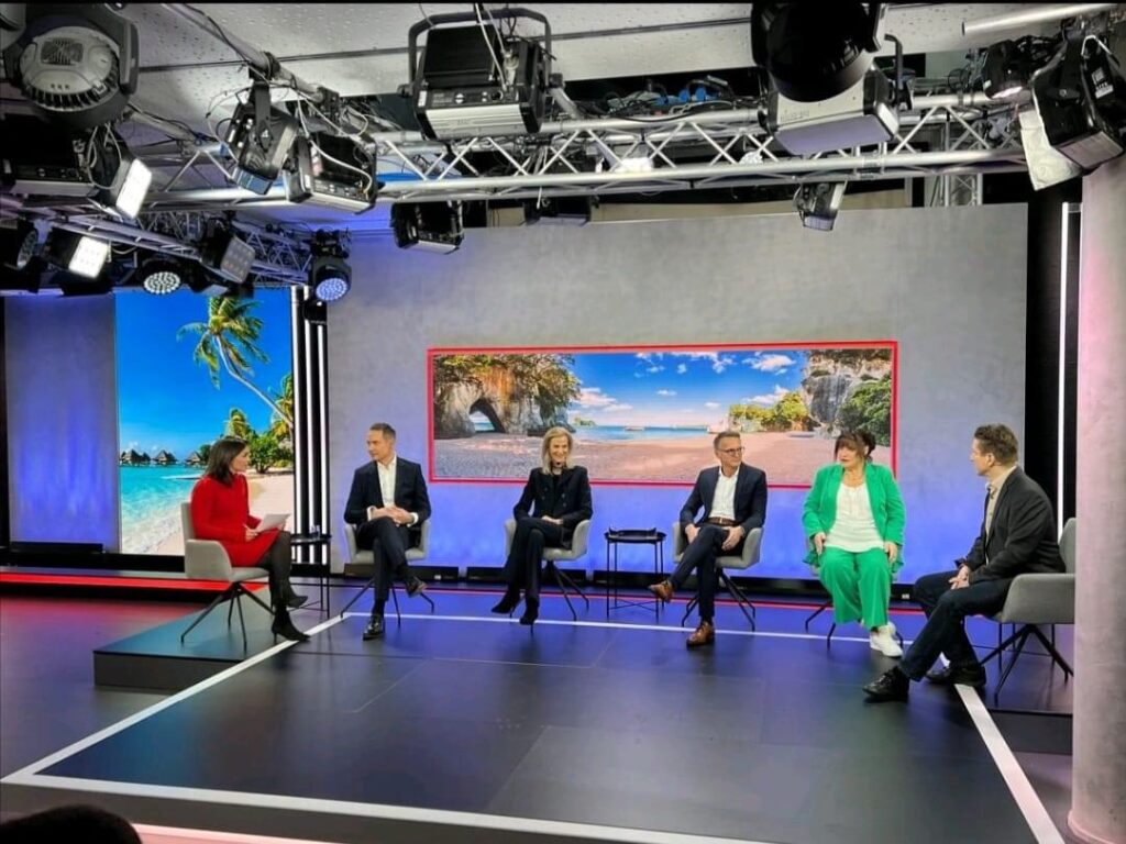 Marija Linnhoff zu Gast beim NTV „Reisegipfel"