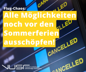 Flug-Chaos: Reisebüroverband fordert Beitrag von Bundesinnenministerin