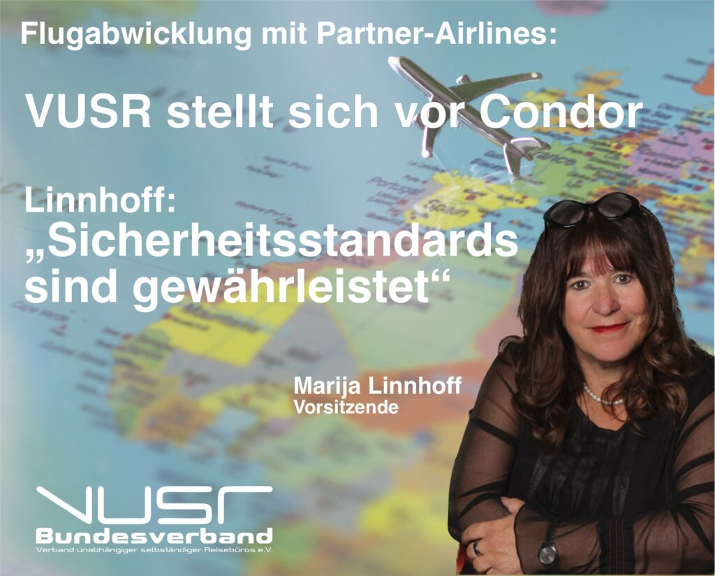 Flugabwicklung mit Partner-Airlines: VUSR stellt sich vor Condor