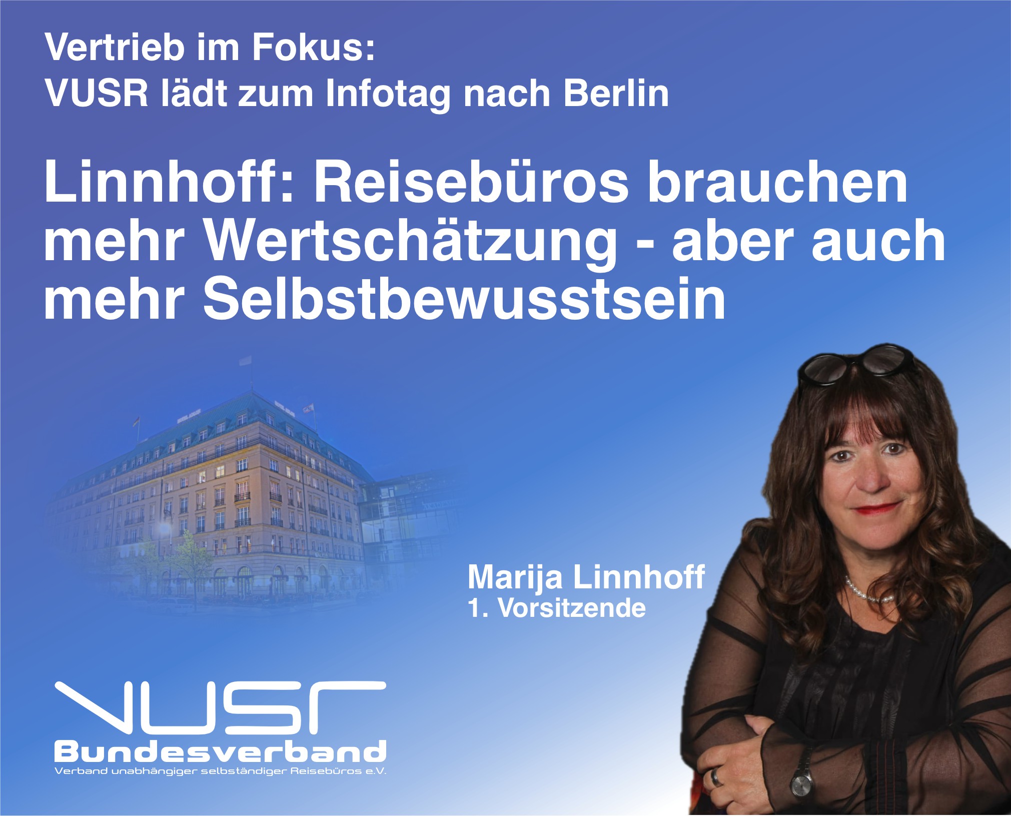 Vertrieb im Fokus: VUSR lädt zum Infotag nach Berlin
