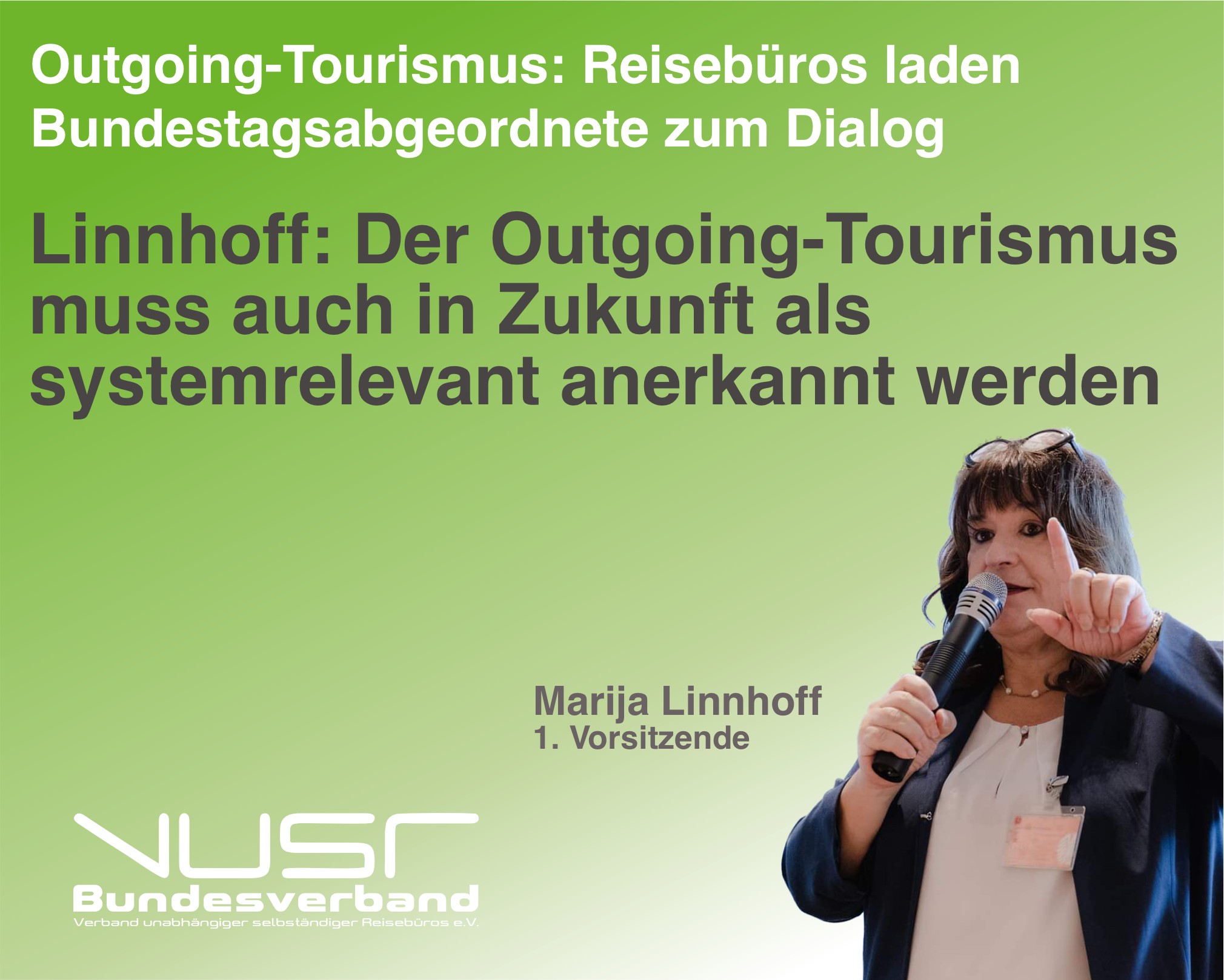 Outgoing-Tourismus: Reisebüros laden Bundestagsabgeordnete zum Dialog