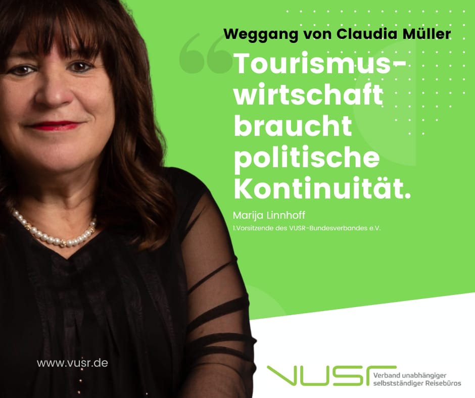 VUSR bedauert Weggang von Claudia Müller